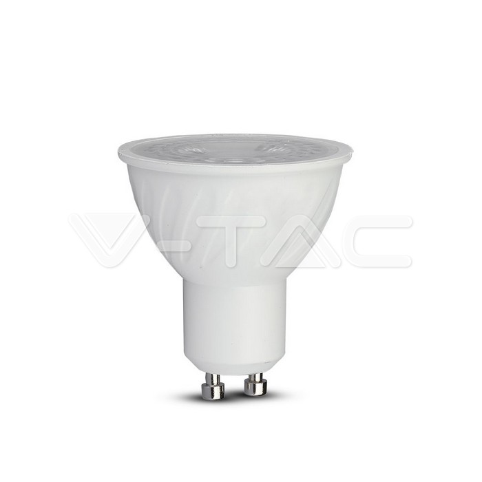VT-227D LED Spotlight SAMSUNG CHIP - GU10 6.5W Ripple Plastic 38° Dimmable 6400K