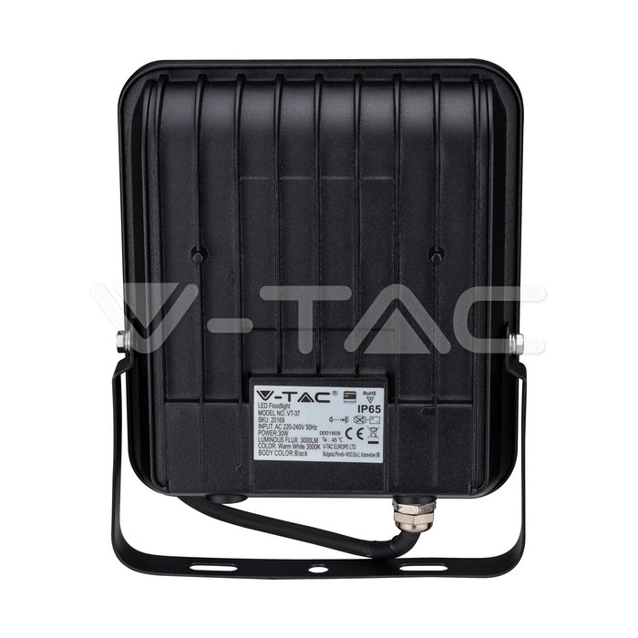 VT-205 LED Spotlight SAMSUNG CHIP - GU10 5W Smooth Plastic 110°D 3000K