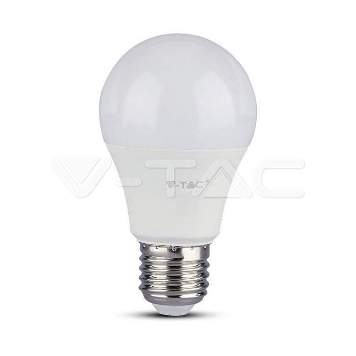 VT-262D AMPOULE PLASTIQUE LED 12W A60 SAMSUNG PUCE 6400K E27 DIMMABLE