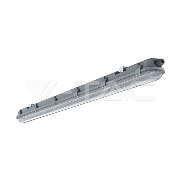 VT-120036 36W LED WP LAMP FITTING 120CM WITH SAMSUNG CHIP TRANSPARENT COVER 6400K