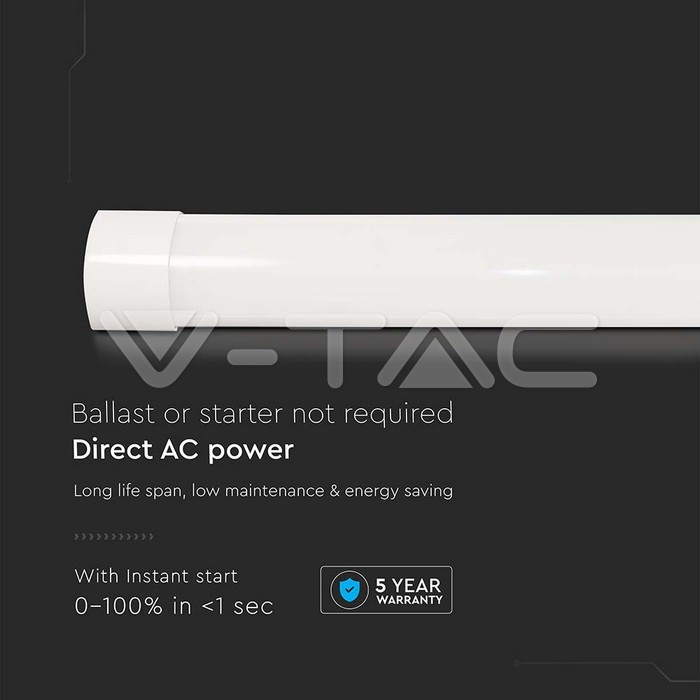 VT-8315 15W LED GRILL FITTING 60CM FAST CONNECT &amp; CABLE 30CM 6500K 150LM/W