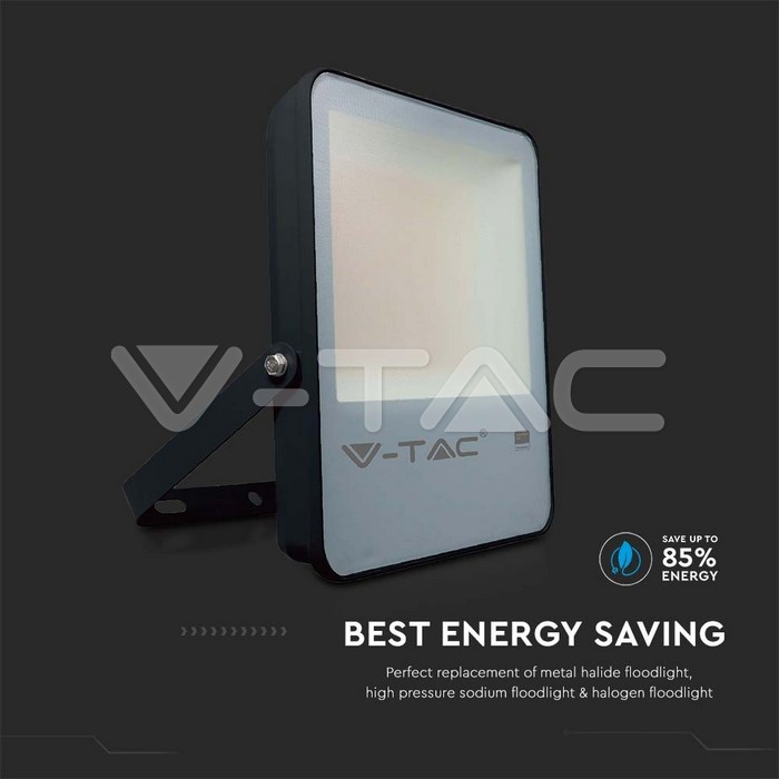 VT-132 50W LED FLOODLIGHT SAMSUNG CHIP 6500K BLACK BODY 137LM/W