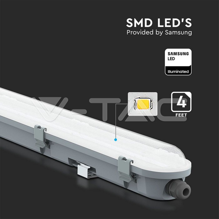 VT-267 6.5W MR16 RIPPLE PLASTIC SPOTLIGHT 3000K 38'D