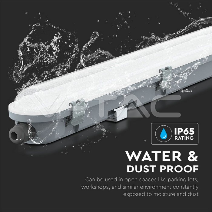 VT-267 6.5W MR16 RIPPLE PLASTIC SPOTLIGHT 3000K 38'D