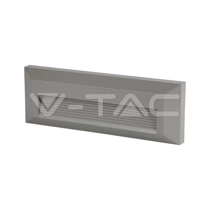 VT-1162 3W LED Step Light Grey Body Round Рectangular 4000K