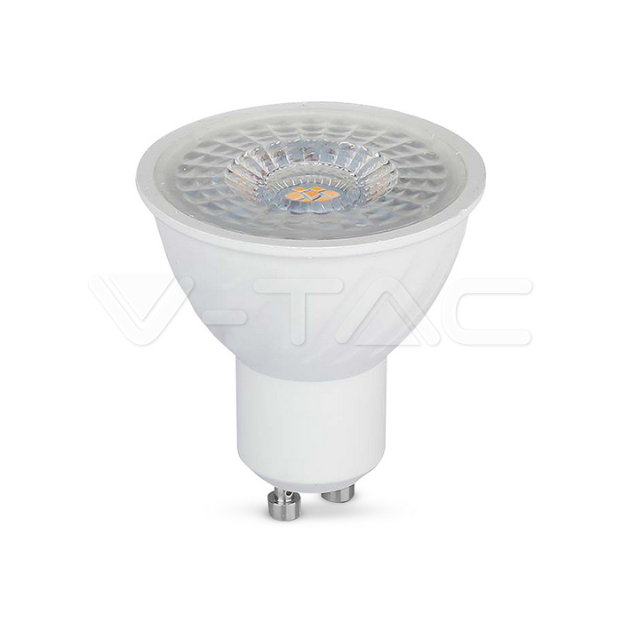 VT-247D 6W GU10 RIPPLE PLASTIC SPOTLIGHT 4000K 110'D DIMMABLE