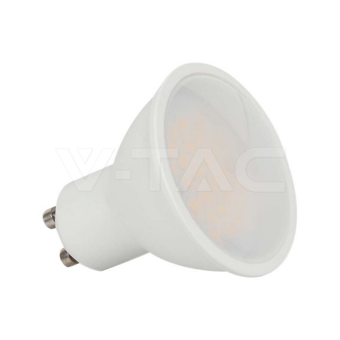 VT-205 4.5W GU10 SMOOTH PLASTIC SPOTLIGHT SAMSUNG CHIP 4000K 110'D