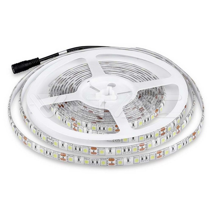 VT-5050 60 7W/M LED STRIP LIGHT RGB IP65 (5M/ROLL)