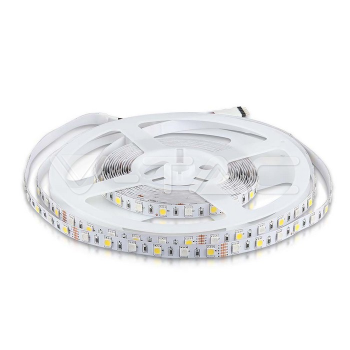 KIT VT-5050 LED Strip SMD5050 60 LEDs RGB+White IP20