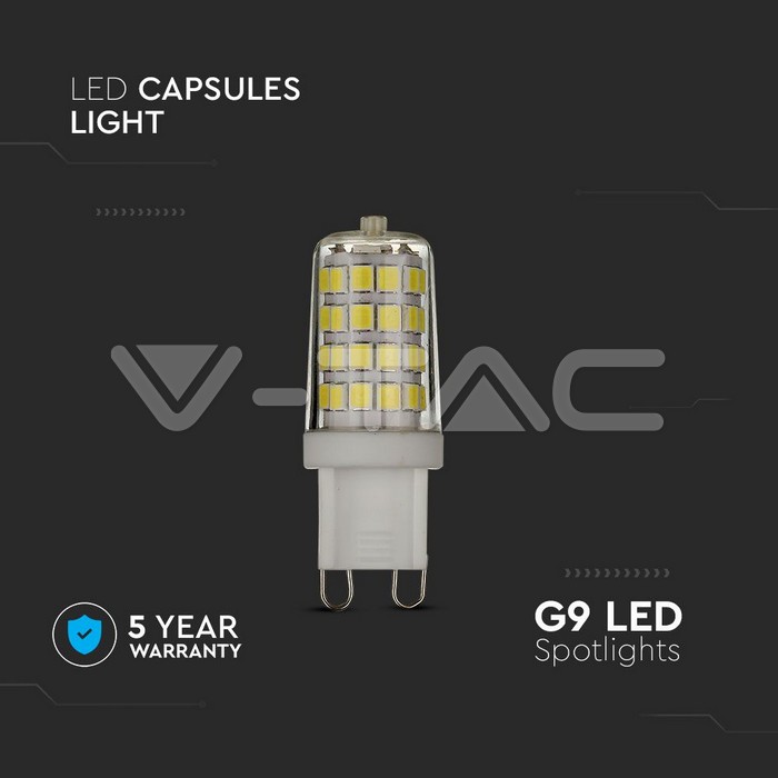 VT-204 3W G9 PLASTIC SPOTLIGHT SAMSUNG CHIP 6500K
