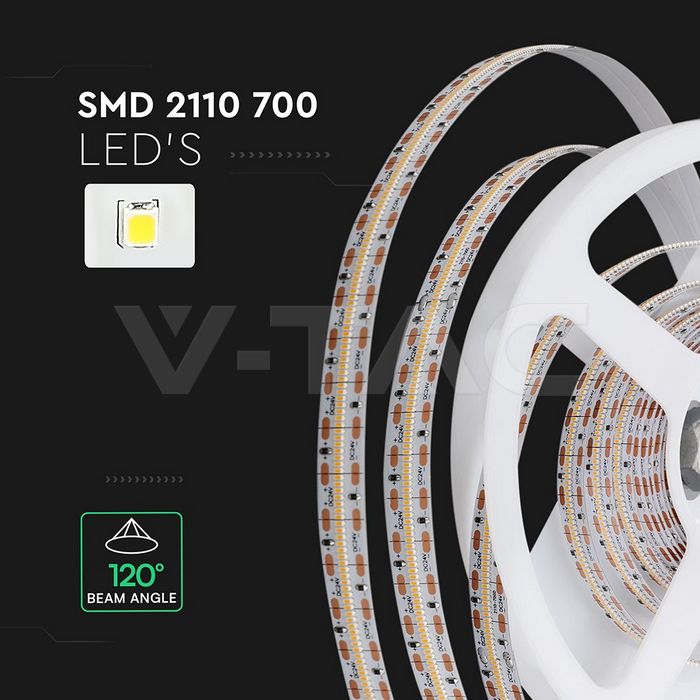 KIT RUBAN IP20 LED Strip SMD5050 - 60 LEDs 6400K Non-waterproof