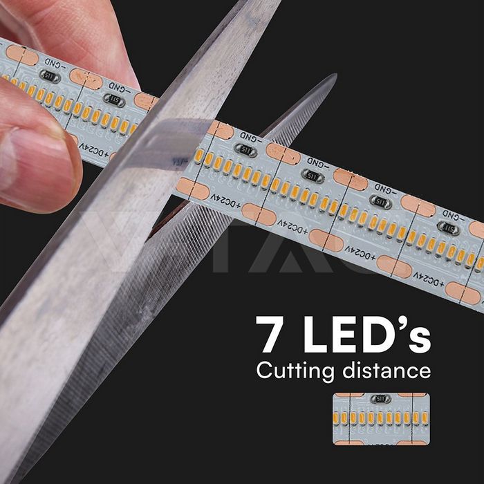 KIT RUBAN IP20 LED Strip SMD5050 - 60 LEDs 6400K Non-waterproof