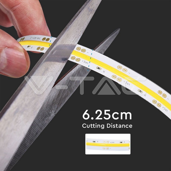 KIT RUBAN 13W/M LED COB STRIP LIGHT 4000K IP20 24V