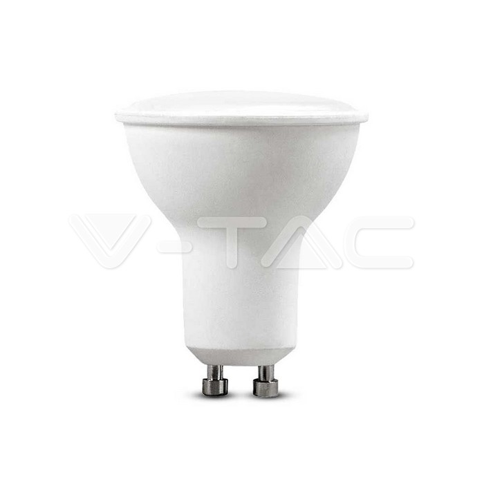 VT-2225 4.5W SMD WHITE PLASTIC SPOTLIGHT-MILKY COVER 3000K GU10 110'D 6PCS/PACk