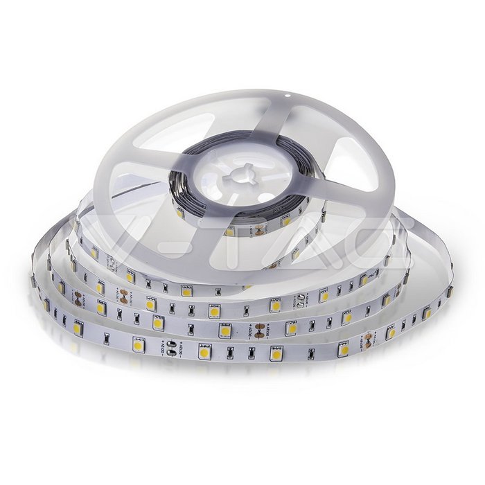 IP20 LED Strip SMD5050 - 30 LEDs 6400K Non-waterproof