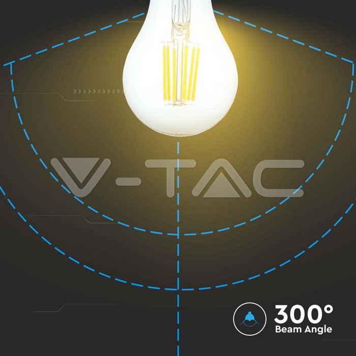 VT-1981 10W A60 LED FILAMENT BULB 4000K E27