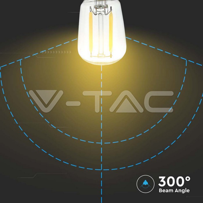 VT-1952 2W ST26 FILAMENT LED BULB 6000K