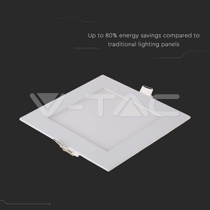 VT-1807 18W LED PREMIUM PANEL 6400K SQUARE