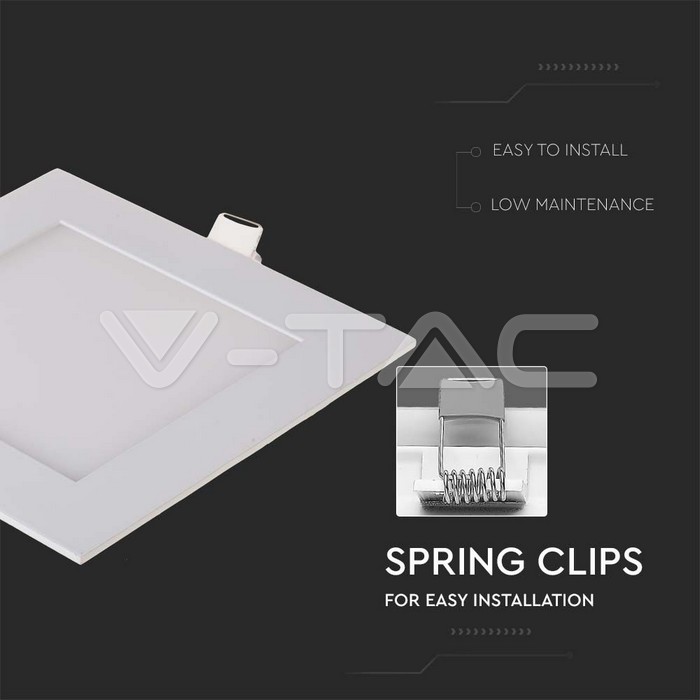 VT-1807 18W LED PREMIUM PANEL 6400K SQUARE