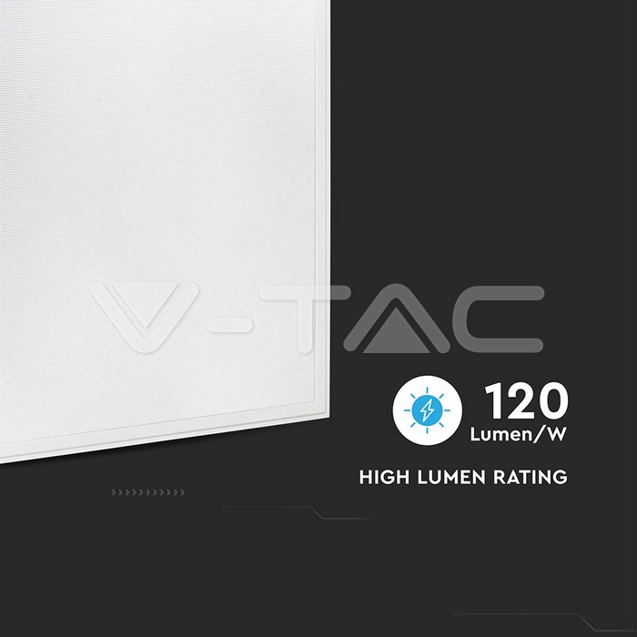 VT-6060 40W LED PANEL 600x600mm 4950LM 4500K SQUARE