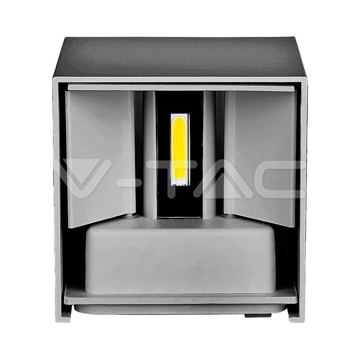 VT-759 5W WALL LAMP BRIDGELUX CHIP 4000K GREY SQUARE