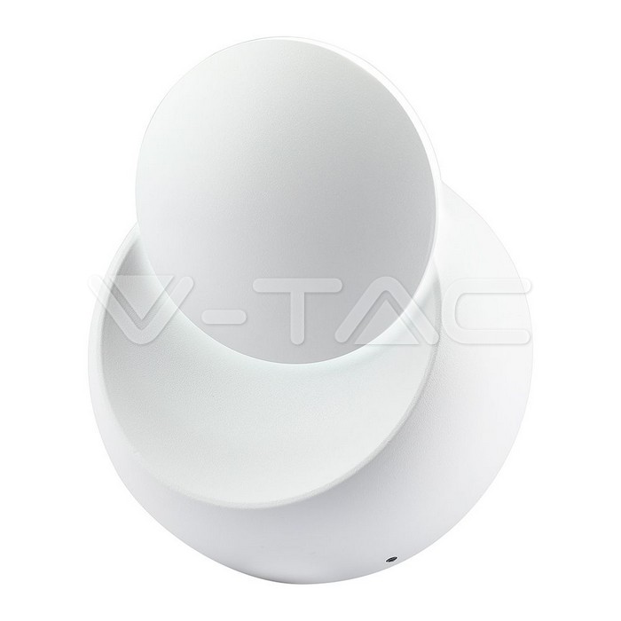VT-757 5W Wall Lamp With Bridglux Chip White Body Round 4000K