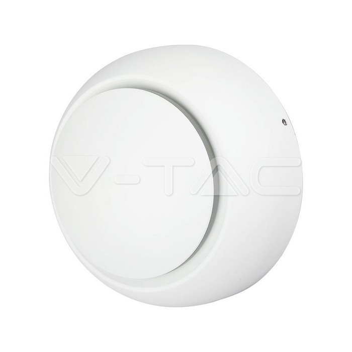 VT-757 5W Wall Lamp With Bridglux Chip White Body Round 4000K