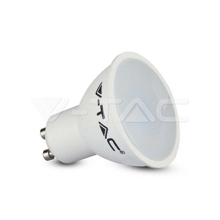 VT-2095 4.5W GU10 SMD SPOTLIGHT MILKY COYER 6400K 108 7270 LED BULB 3PCS/PACK