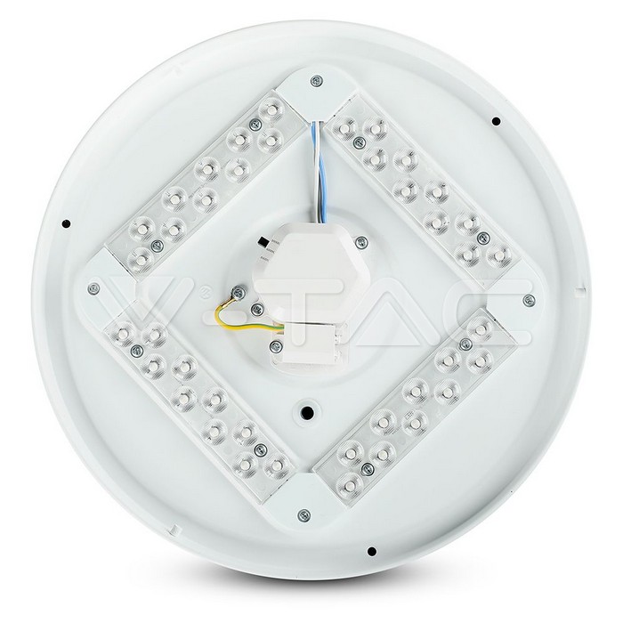VT-8418 18W LED DOME LIGHT 300MM STARRY COVER CCT 3IN1 ROUND