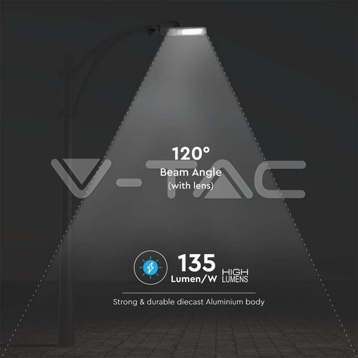 VT-154ST 150W LED SLIM STREETLIGHT SAMSUNG CHIP 6500K 135LM/W