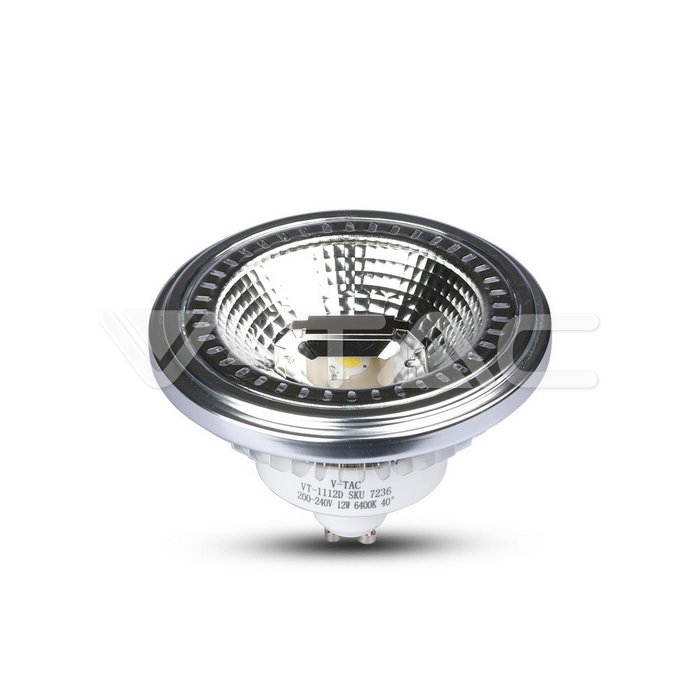 VT-207 LED Bulb - SAMSUNG CHIP 7W GX53 Plastic 6400K