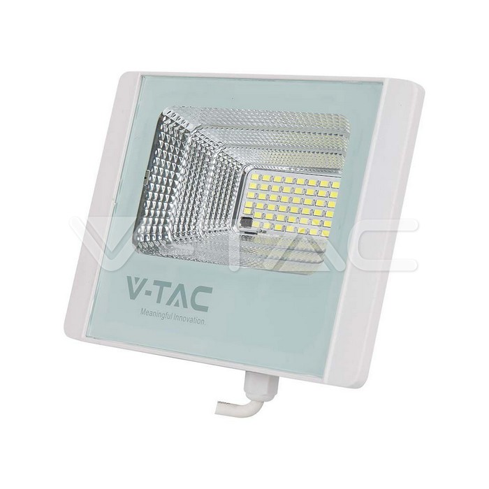 VT-100W 35W SOLAR PANEL WITH LED FLOODLIGHT 6400K WHITE BODY