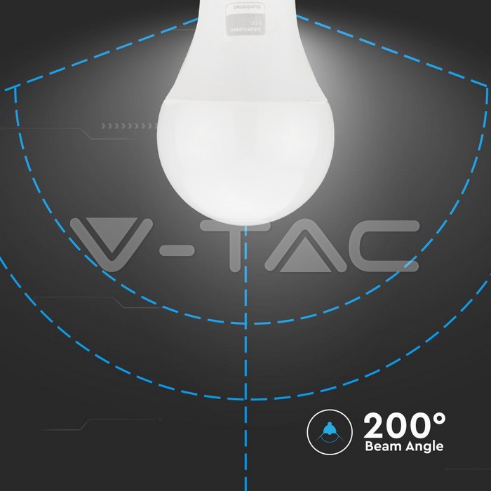 VT-21017 17W A65 PLASTIC BULB SAMSUNG CHIP 6500K E27