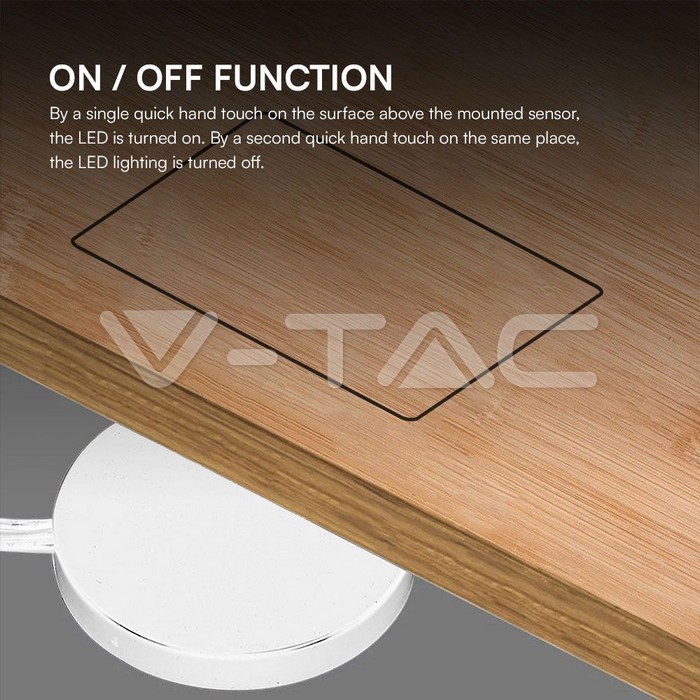 VT-2412 HIDDEN TOUCH DIMMER SWITCH FOR LED STRIP LIGHT WHITE BODY