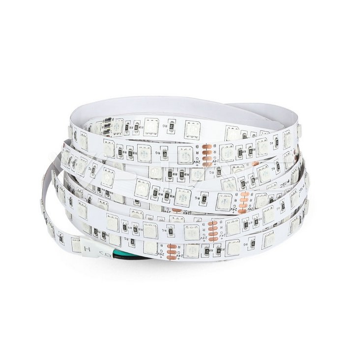 KIT RUBAN 24V LED Strip SMD5050 - 60 LEDs 24V 4000K IP20