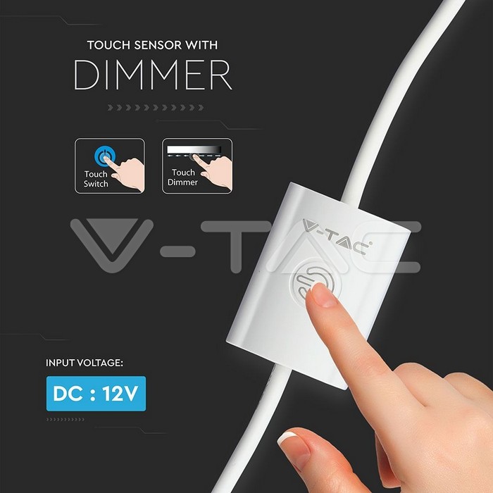 VT-8071 TOUCH SENSOR FOR BED LIGHT-WHITE