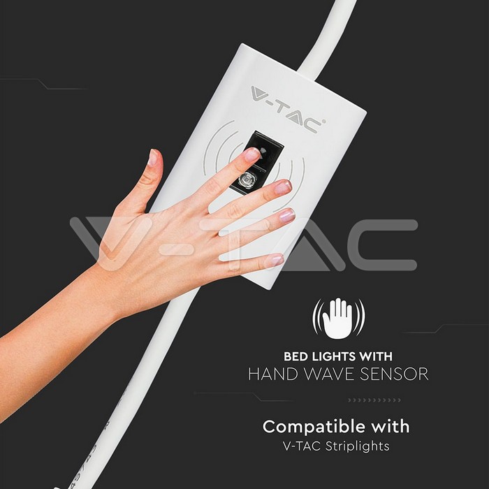 VT-8072 HAND WAVE SENSOR FOR BED LIGHT -WHITE