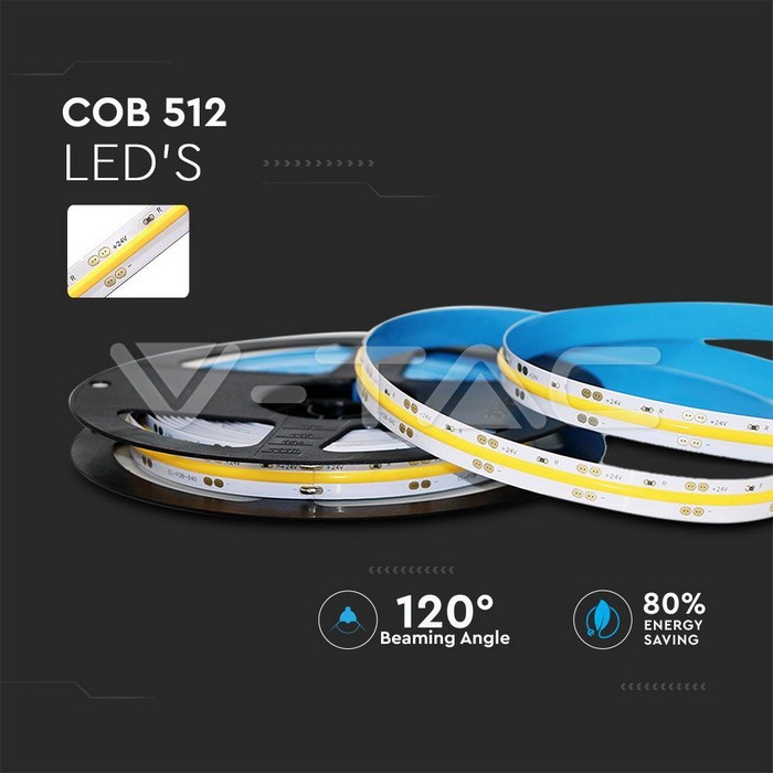VT-248 LED Bulb - SAMSUNG CHIP 8W E14 T37 Plastic 4000K