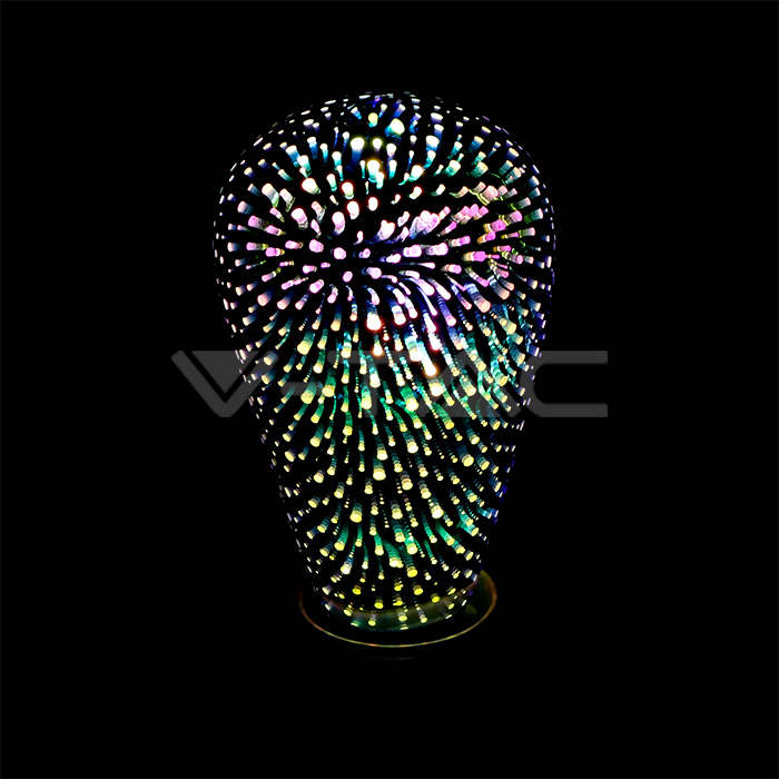 VT-2223 3W LED BULB 3D ST 64 3000K