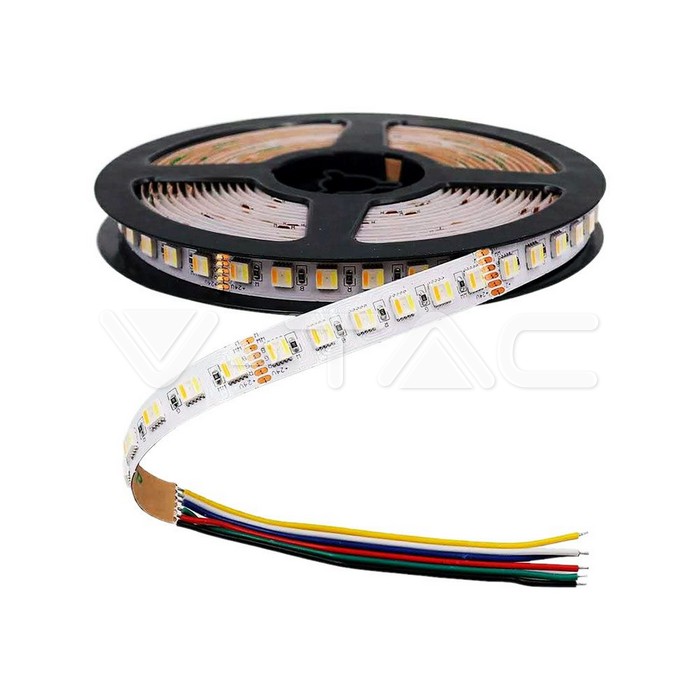 VT-5050 60 24W/M LED STRIP LIGHT CCT 3IN1+RGB IP65 24V