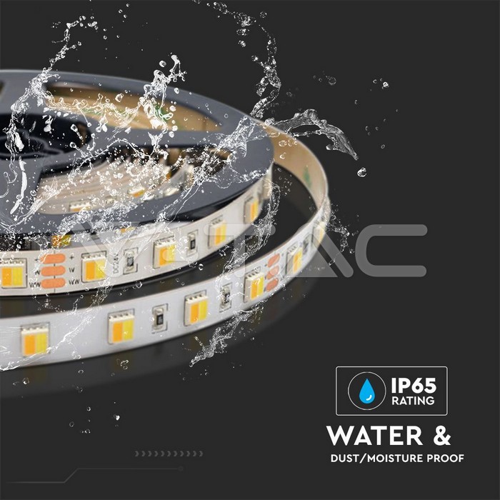 VT-2835 120 14W/M LED STRIP LIGHT CCT 3IN1 IP65 24V