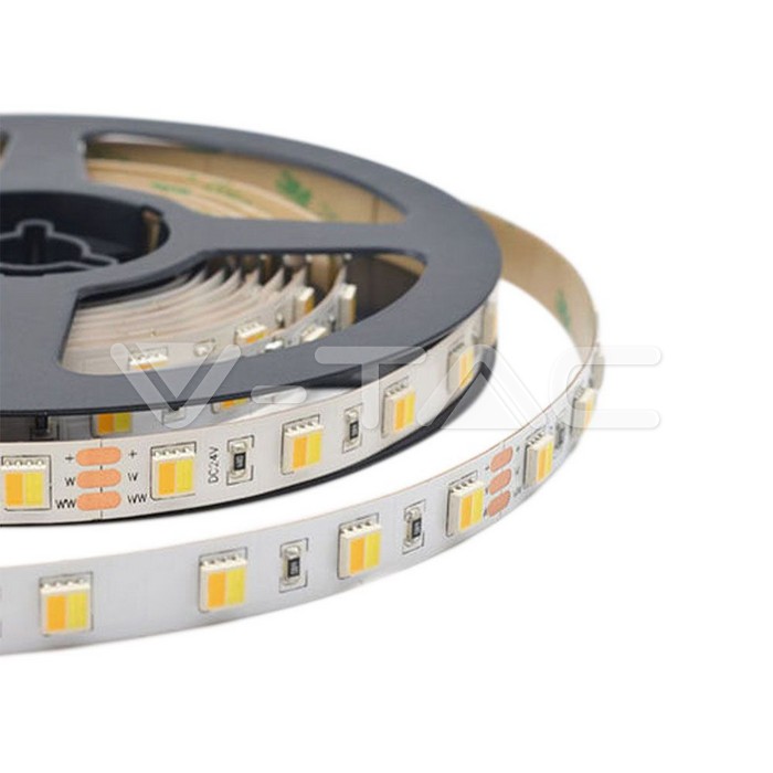 VT-2835 120 14W/M LED STRIP LIGHT CCT 3IN1 IP65 24V