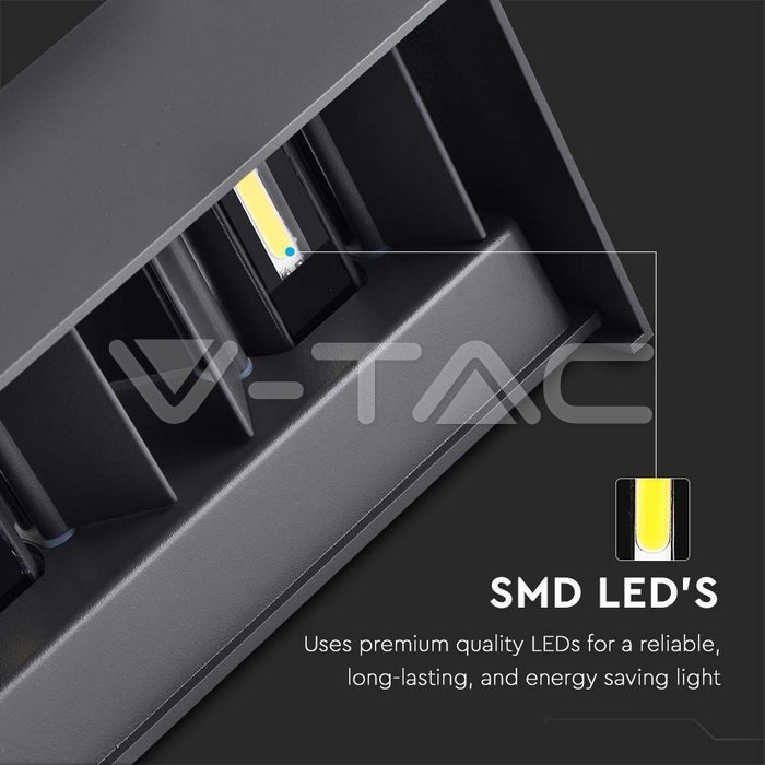 VT-8125 24W LED WALL LIGHT 4000K BLACK BODY