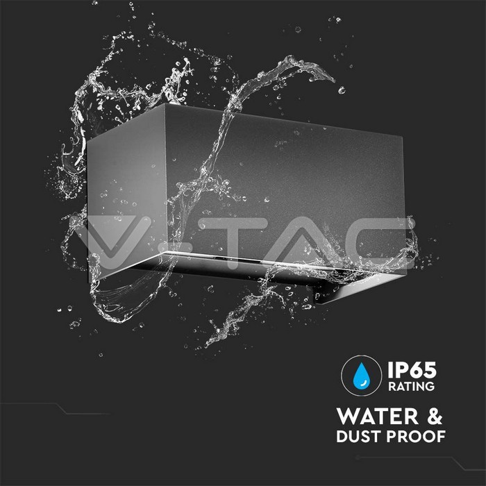 VT-8125 24W LED WALL LIGHT 4000K GREY BODY
