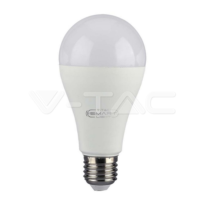 VT-5142 14W A65 BULB COMPATIBLE WITH AMAZON ALEXA &amp; GOOGLE HOME RGB+2700K-6500K E27