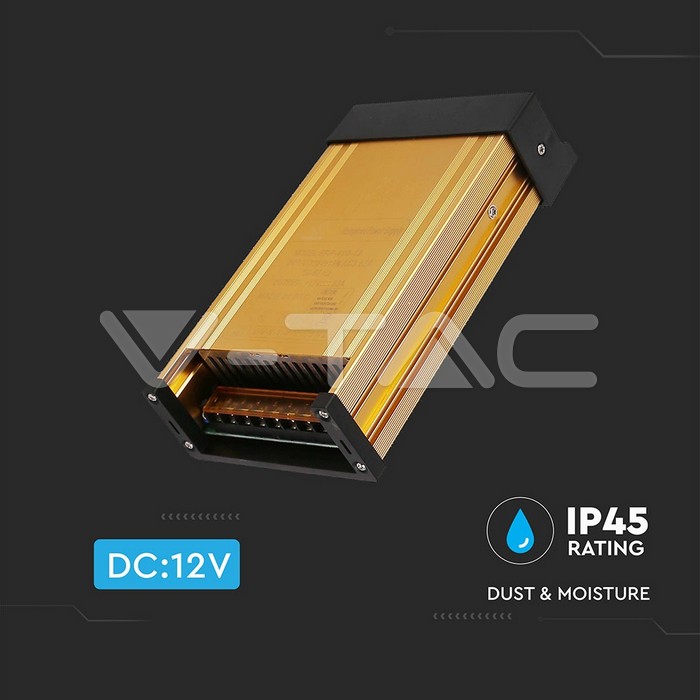 VT-21401 LED Plastic Power Supply - 400W 12V IP45