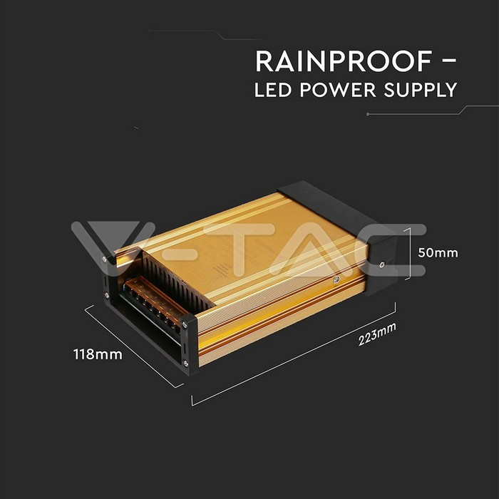 VT-21401 LED Plastic Power Supply - 400W 12V IP45