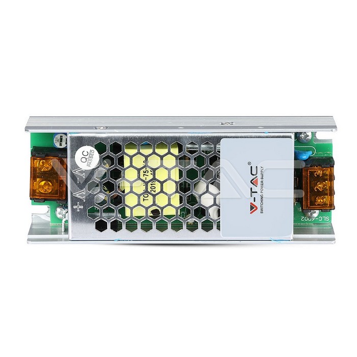 VT-20077 LED Slim Power Supply - 75W 12V 6A Metal