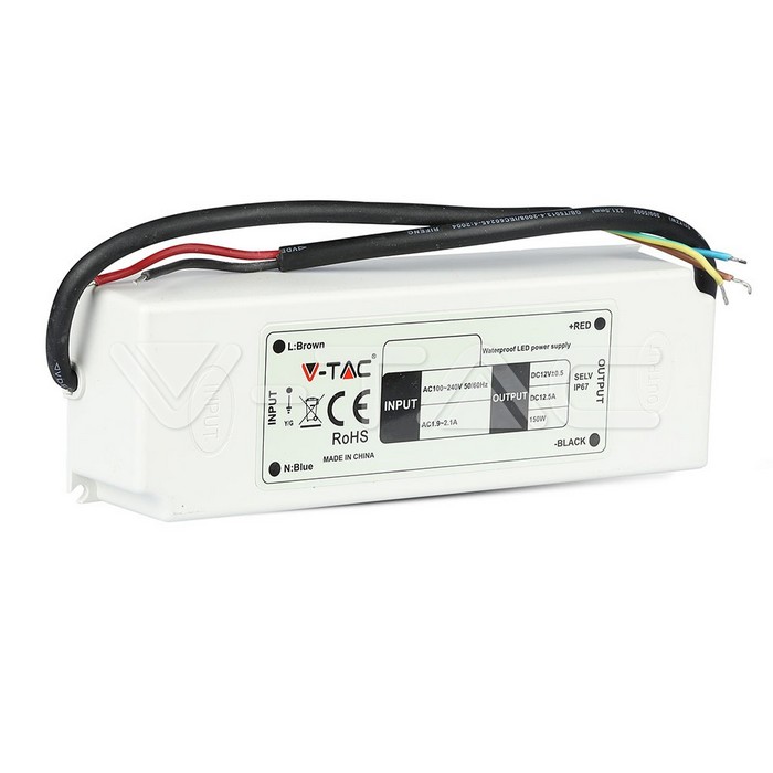 VT-22105 LED Plastic Slim Power Supply 100W IP67 12V