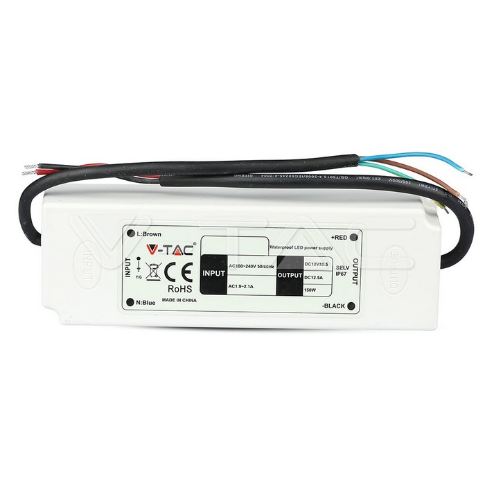 VT-22065 LED Plastic Slim Power Supply 60W IP67 12V